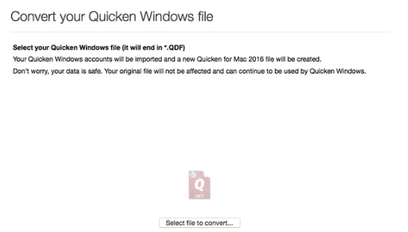 convert Quicken Data to QuickBooks