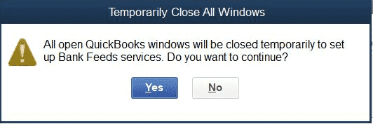 The directions below will make you understand how to set up bank feeds in QuickBooks: