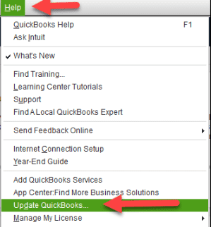 “Update QuickBooks