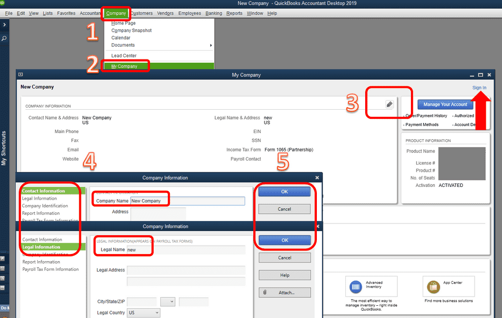 How to Change Company Name in QuickBooks Desktop?