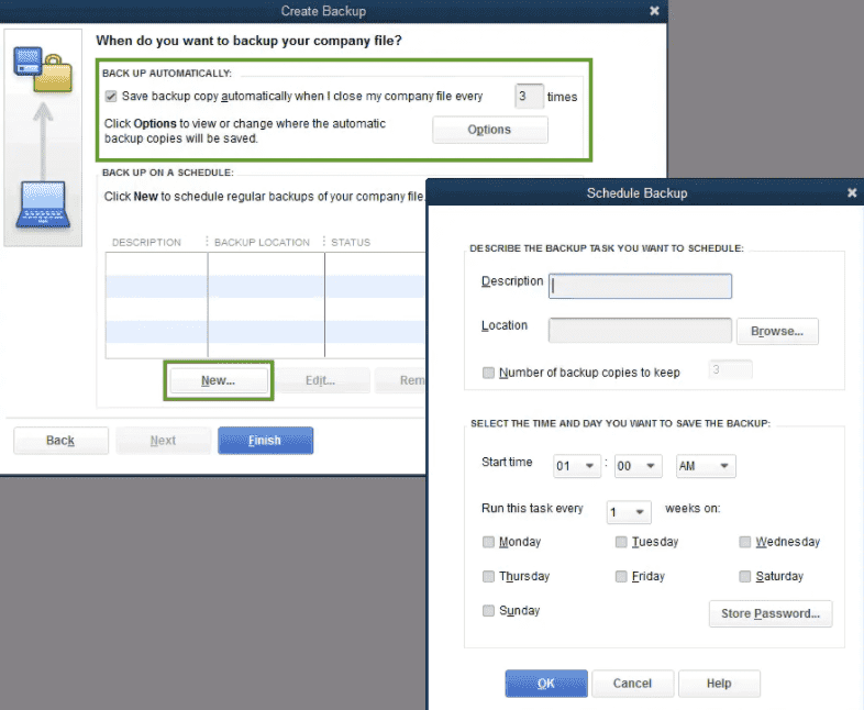 Save Backup Copy Automatically When I Close My Company File