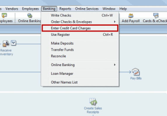 Using Banking Menu for Recording Cashback