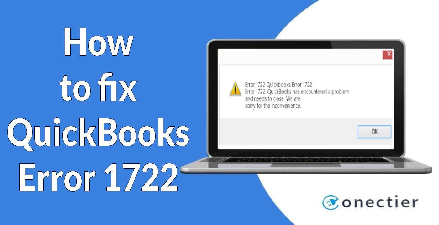 QuickbooksPayment-How to fix QuickBooks Error 1722