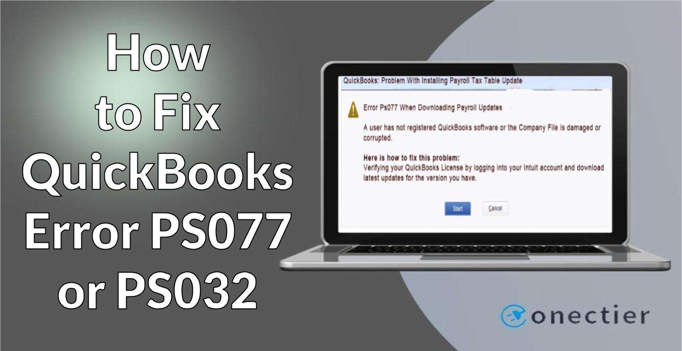 QuickbooksPayment-How to fix QuickBooks Error PS077 or PS032