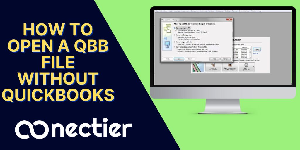 How to Open a QBB File Without QuickBooks