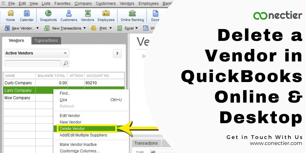 Image of How to Delete Vendor in QuickBooks