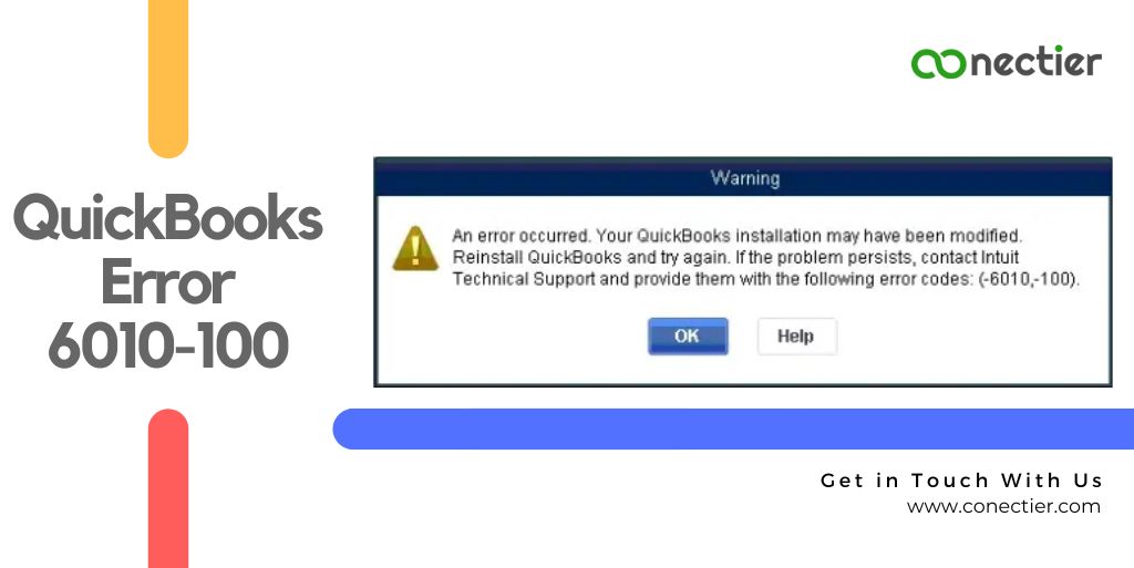 Image of QuickBooks Error Code 6010 100