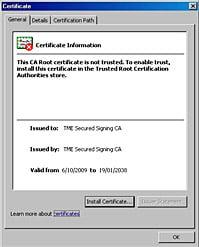 Image of Digital Signature Details window