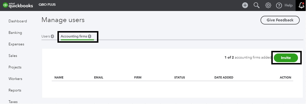 How to Add Accountant to QuickBooks Online