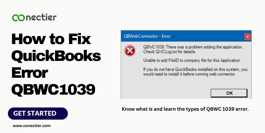 QuickbooksPayment -QBWC1039 Error