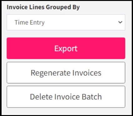 export invoices - Atera 